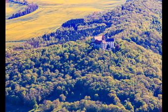 Deutsches Burgenmuseum Veste Heldburg mit Burgrestaurant, Cafe, Hochzeitslocation und Burgkapelle - Fränkische Leuchte im Bundesland Thüringen, Deutschland
