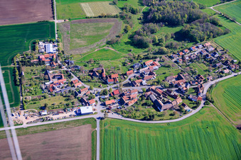 Zimmritz aus Süden in Milda im Bundesland Thüringen, Deutschland