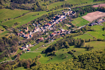 Leutra von Südwesten in Jena im Bundesland Thüringen, Deutschland