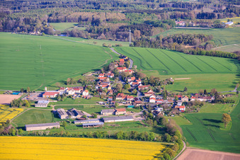 Grobengereuth von Nordwesten im Bundesland Thüringen, Deutschland