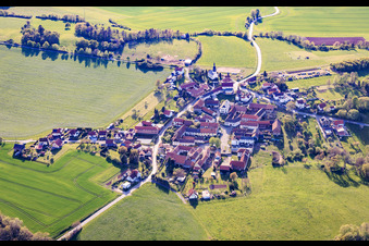 Gertewitz aus Westen im Bundesland Thüringen, Deutschland
