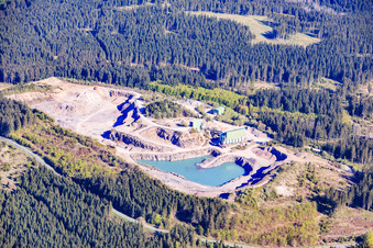 SST Steinindustrie, Straßen- und Tiefbau GmbH & Co. KG | Werk Rotkopf im Ortsteil Wald Neustadt in Verwaltungsgemeinschaft Großbreitenbach im Bundesland Thüringen, Deutschland