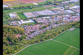 Industriegebiet Ob. Altach mit allmilmö Küchen GmbH & Co. KG in Zeil am Main im Bundesland Bayern, Deutschland