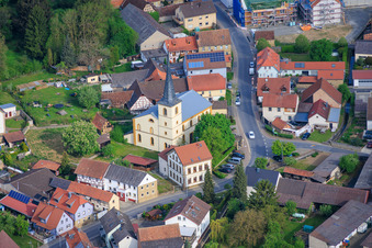 Kirche St. Michel im Ortsteil Kützberg in Poppenhausen im Bundesland Bayern, Deutschland