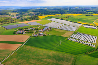 Solarpark Ramsthal am Zehntfreyhof im Bundesland Bayern, Deutschland