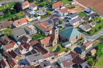 Kirche St. Georg (alt) im Ortsteil Diebach in Hammelburg im Bundesland Bayern, Deutschland