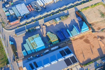 Erweiterung des Industriegebiet interpark Im Niedersand in Offenbach an der Queich im Bundesland Rheinland-Pfalz, Deutschland