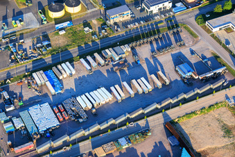Erweiterung des Industriegebiet interpark Im Niedersand in Offenbach an der Queich im Bundesland Rheinland-Pfalz, Deutschland