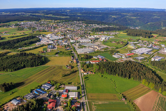 Brambach von Nordosten in Schramberg im Bundesland Baden-Württemberg, Deutschland