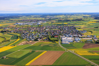 Seedorf von Süden in Dunningen im Bundesland Baden-Württemberg, Deutschland