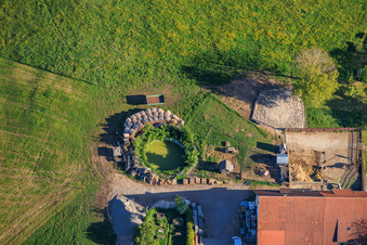 Biotop am Wohnmobilstellplatz Hutneck in Schramberg im Bundesland Baden-Württemberg, Deutschland