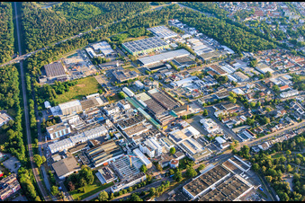 Speyer-Nord, Gewerbeg. West von Süden im Bundesland Rheinland-Pfalz, Deutschland