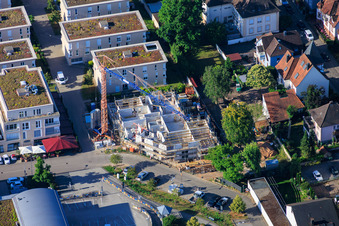 Neubaustelle für 18 Eigentumswohnungen Im Stadtkern von Grathwohl Erdbau, ETNA BAU GmbH und Abbruch GmbH und A-K.Bau GmbH    https:/// in Kandel im Bundesland Rheinland-Pfalz, Deutschland