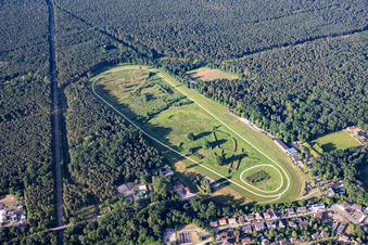 Rennbahn des Pfälzischer Rennverein Haßloch e.V im Bundesland Rheinland-Pfalz, Deutschland