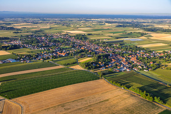 Seebach aus Nordosten im Bundesland Bas-Rhin, Frankreich