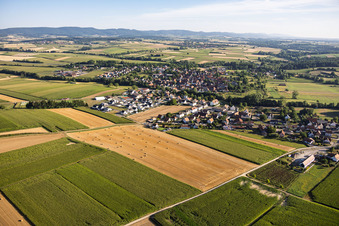 Ortsteil Leiterswiller aus Süden in Hoffen im Bundesland Bas-Rhin, Frankreich