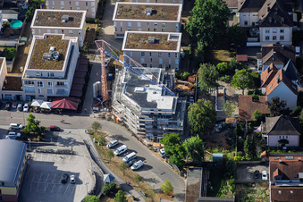 Neubaustelle für 18 Eigentumswohnungen Im Stadtkern von Grathwohl Erdbau, ETNA BAU GmbH und Abbruch GmbH und A-K.Bau GmbH    https:/// in Kandel im Bundesland Rheinland-Pfalz, Deutschland