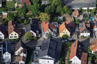 Baustelle zur Totalrenovierung eines EFH in der Waldstr in Kandel im Bundesland Rheinland-Pfalz, Deutschland