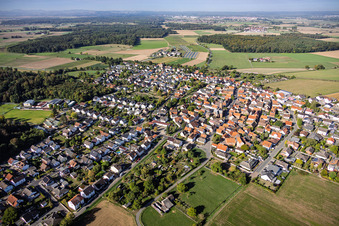 Langstadt von Nordosten in Babenhausen im Bundesland Hessen, Deutschland
