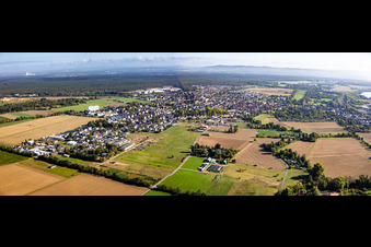 Ortspanoraqma aus Westen in Babenhausen im Bundesland Hessen, Deutschland