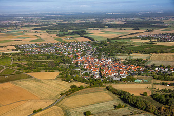 Klein-Umstadt von Südosten in Groß-Umstadt im Bundesland Hessen, Deutschland