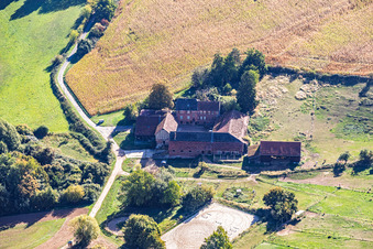 Pferdehof am Elterweg im Ortsteil Klein-Umstadt in Groß-Umstadt im Bundesland Hessen, Deutschland