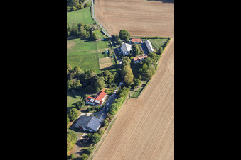 Aussiedlerhöfe bei Schlierbach im Ortsteil Klein-Umstadt in Groß-Umstadt im Bundesland Hessen, Deutschland