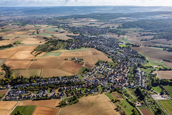 Mosbach von Westen in Schaafheim im Bundesland Hessen, Deutschland