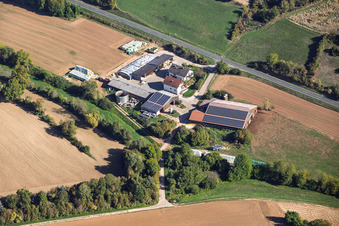 Aussiedlerhof Hebachhof im Ortsteil Radheim in Schaafheim im Bundesland Hessen, Deutschland
