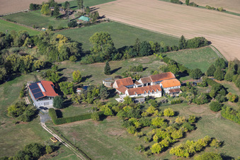 Ehemalige Ziegelhütte am Ziegelweg im Ortsteil Sickenhofen in Babenhausen im Bundesland Hessen, Deutschland