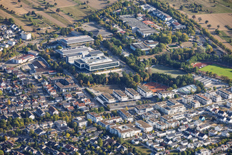 Gewerbegebiet Hewlett-Packard-Straße mit Agilent University im Ortsteil Busenbach in Waldbronn im Bundesland Baden-Württemberg, Deutschland