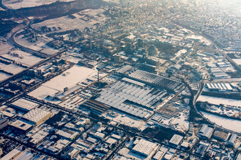 CNH Industrial Deutschland GmbH im Winter bei Schnee im Ortsteil Rohrbach in Heidelberg im Bundesland Baden-Württemberg