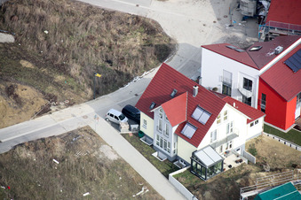 Neubaugebiet Am Höhenweg in Kandel im Bundesland Rheinland-Pfalz, Deutschland vom Flugzeug aus