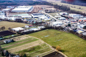 Gewerbegebiet Am Horst im Ortsteil Minderslachen in Kandel im Bundesland Rheinland-Pfalz, Deutschland