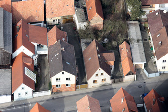Drohnenbild von Kandel, Rheinstr im Bundesland Rheinland-Pfalz, Deutschland