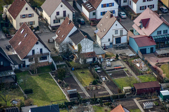 Kandel, Waldstr im Bundesland Rheinland-Pfalz, Deutschland vom Flugzeug aus