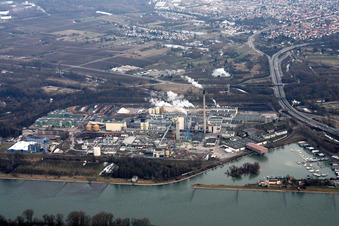 Stora Enso im Ortsteil Knielingen in Karlsruhe im Bundesland Baden-Württemberg, Deutschland