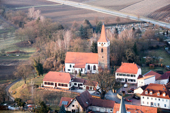Minfelder evang. Kirche im Bundesland Rheinland-Pfalz, Deutschland