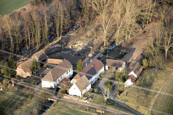Aussiedlerhof Am Mühlgraben in Rülzheim im Bundesland Rheinland-Pfalz, Deutschland