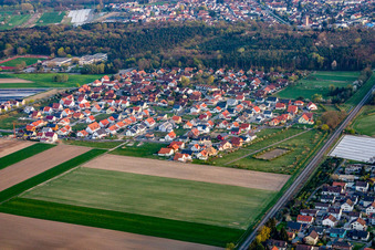 Neubaugebiet Tongruben in Rheinzabern im Bundesland Rheinland-Pfalz, Deutschland