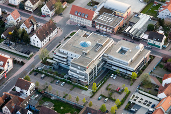 Luftbild von Sparkasse in Kandel im Bundesland Rheinland-Pfalz, Deutschland