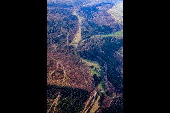 Moosalb-Tal im Ortsteil Schöllbronn in Ettlingen im Bundesland Baden-Württemberg, Deutschland