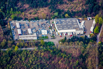 BKV Logistik, Burkart Gerüstbau im Ortsteil Silberstreifen in Rheinstetten im Bundesland Baden-Württemberg, Deutschland