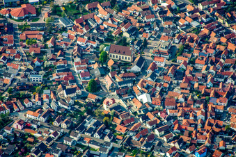 Schlossgärtenstr in Hagenbach im Bundesland Rheinland-Pfalz, Deutschland