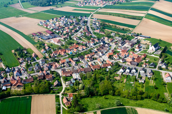 Buhl im Bundesland Bas-Rhin, Frankreich von einer Drohne aus
