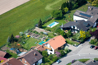 Römerring in Berg im Bundesland Rheinland-Pfalz, Deutschland aus der Luft