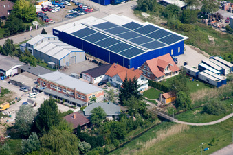 Industriestr in Hagenbach im Bundesland Rheinland-Pfalz, Deutschland