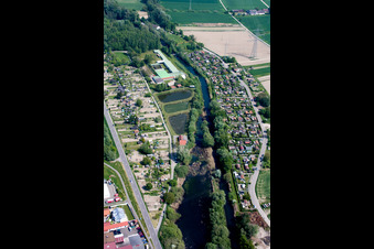 Wörth am Rhein Kleingartenanlage im Bundesland Rheinland-Pfalz, Deutschland