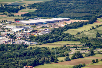 Neubau Logistikzentrum am Horstring im Ortsteil Minderslachen in Kandel im Bundesland Rheinland-Pfalz, Deutschland