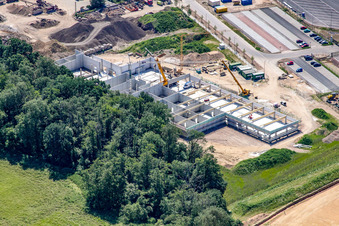 Gewerbegebiet Horst, Fa. Alfa Aesar im Ortsteil Minderslachen in Kandel im Bundesland Rheinland-Pfalz, Deutschland